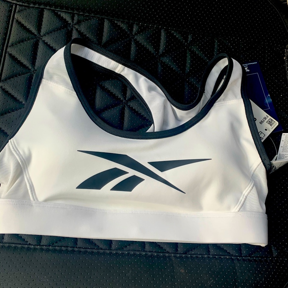 Reebok White Sports Bra (S)
